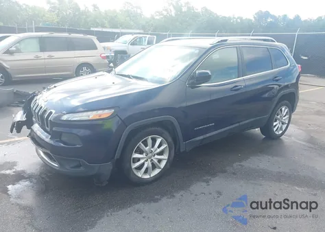 2014 Jeep Cherokee Limited z USA, uszkodzony, nr VIN 1C4PJLDS0EW202737